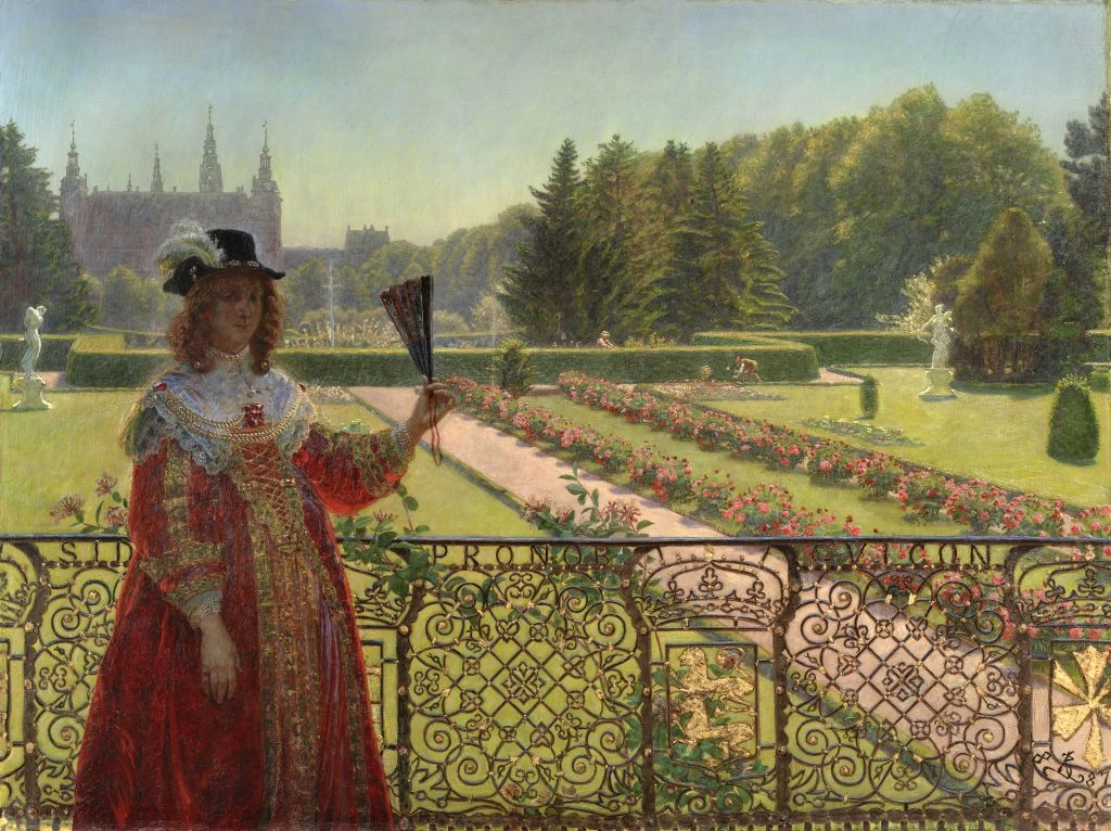 Kristian Zahrtmann - Leonora Christina nel giardino del Palazzo di Frederiksborg, Copenaghen